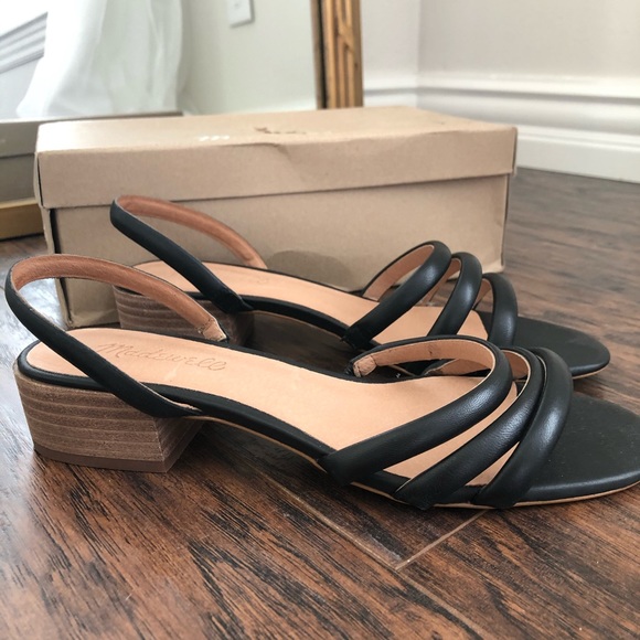 Madewell black sling backs - Picture 2 of 4